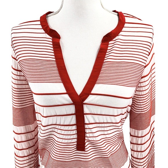 Sanctuary for Anthropologie NEW Womens Size XS Julia Blouse Roll Tab Sleeves - Picture 2 of 10